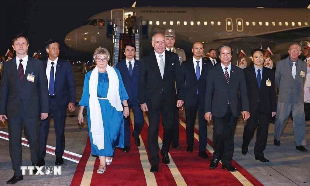 Hungarian President Tamas Sulyok begins Vietnam visit